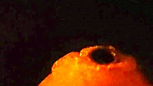 Cumming Through Straw Glued to Cock in Insertion Play.