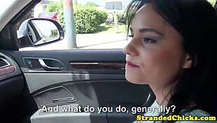 Public pov anal adventure of Russian amateur