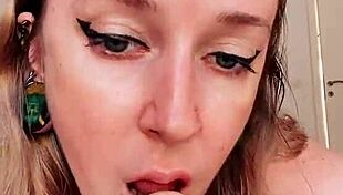 watch her ride that dildo and cum hard?