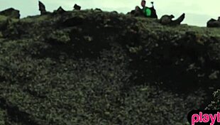 Nasty photographer fucks petite model outdoors