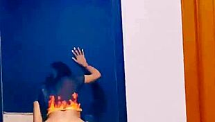 Mexican Couple's First Homemade Doggystyle Sex