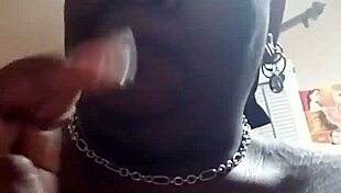 bbw with big tits gets cum and saliva