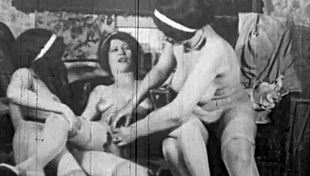 British milf in a retro lesbian encounter with British matron