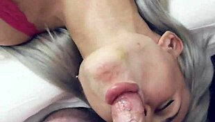 Caught Step Sister Getting Face Fucked And Cum Blown