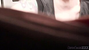 Gorgeous Brunette At Work