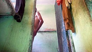 Sexy Twink Rips Clothes During Striptease