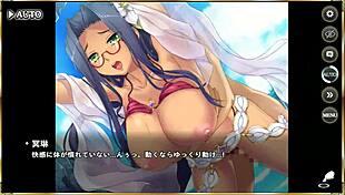 in this hentai anime, zhou yu gets erotic in swimsuit scenes
