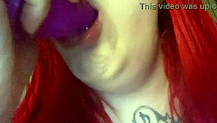 so much spit on that dragon dildo blowjob, wow