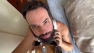 Bearded Man Devours 41 Cocks In Intense Blowjobs!