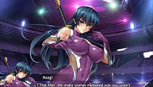 In the thrilling conclusion of Taimanin Asagi Zero, the heroine faces her ultimate challenge in this hentai anime