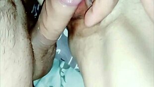 i admire my wife's beautiful pussy up close in homemade pov, it's so cute and inviting