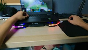 She Performs A Detailed Blowjob On Him While He Plays Video Games