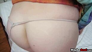 Veronica Wild's girlfriend tries anal outdoors on camera, spied on by amateurs.