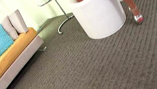 Athena Angel performs huge cock POV blowjob with deepthroat