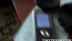 Busty Teen Tessa Teases with Lesbian Fingering