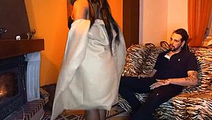 Have you seen this ebony beauty take a massive white cock deep in her throat?