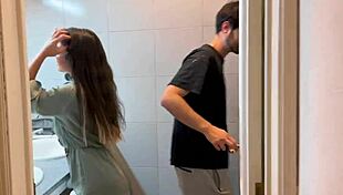 Couple swap with my French friend, wet blowjob action