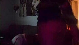 Latina teasing with hot striptease, ripping clothes off 😍