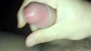 Giving a handjob to a hairy young guy until he cums