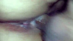 with my wife at home