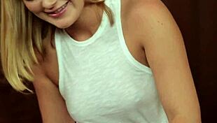 does the lesbian masseuse pleasure her client with oral and tribbing?