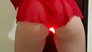 Blonde Curly Babe In Lingerie Dances Funk With Anal Ass Flashing