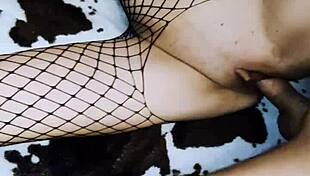 i watch my beautiful wife in stockings having sex