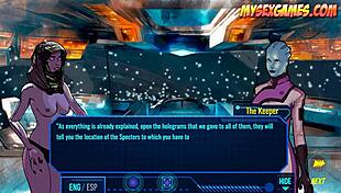 Ass Effect Game Recorded With Alien Monster Encounters