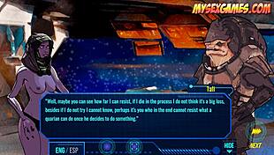 Ass Effect Game Recorded With Alien Monster Encounters