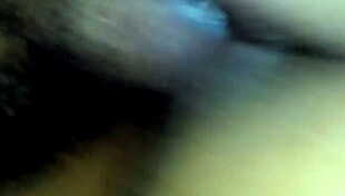 ebony girl with creamy pussy gets fucked by cock