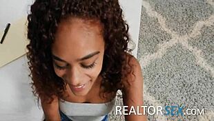 Jake adams discovers hot ebony latina roommate with bubble butt