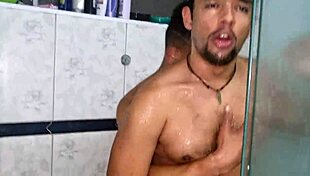 24cm Cock Deepthroats Brother-in-Law's Hairy Ass in Intense Anal Session