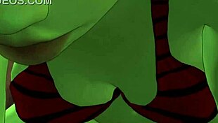 Multiverse BBC sexing big butt green skinned hottie