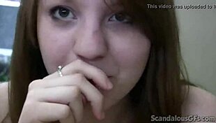 teen slut sucks cock in public bathroom 😏