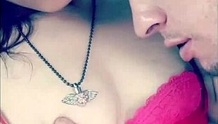 Outdoor Titty Licking Finished With Sucking Couple