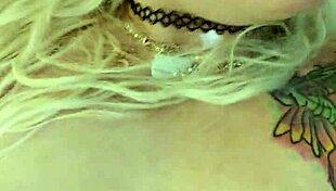 Alina, Petite Blonde With Tattoos, Indulges In Intense Masturbation Leading To Squirting In The Hotel Room