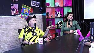 Peruvian Monica Lima shows tits after husband loses jerk off game