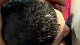 Boy teaching how to swallow a big dick in hardcore scene