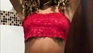 Sexy Latina Brazilian babe shakes her ass enticingly