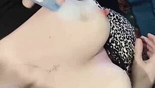 Watch me clamp my nipples tight?