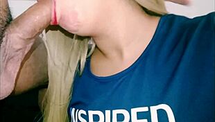 Babe Sucks Brother-In-Law's Cock Then Gets Ass Fucked Until Facial