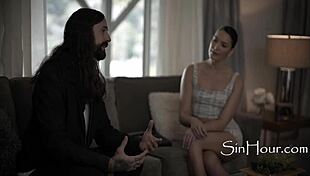 Blonde Girlfriend Orchestrates Taboo Threesome With Old Friend