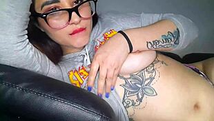 latina model's nasty foot fetish masturbation is so erotic