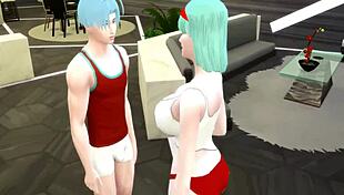 in dragon ball, bulma my mom is cooking almost naked, i fuck her hard when dad leaves.