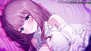 a streamer onee-san gets tricked by a hypnotic image