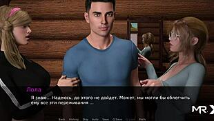 Maid in anime hentai gets breasts teased