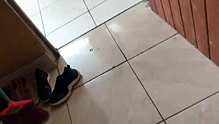 Ebony Teens Fuck Wildly In The Laundry During Daylight, What A Hot Scene 🔥