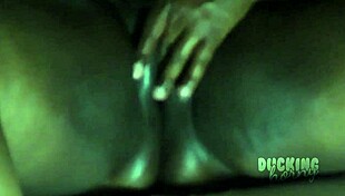 The ebony BBW enjoys a relaxing massage that turns into a passionate fingerfuck