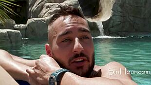 didn't you know cum makes women feel so good after fucking by the pool?