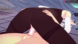 I explore big ass anime hentai fantasy with cartoon boobs in 3d porn